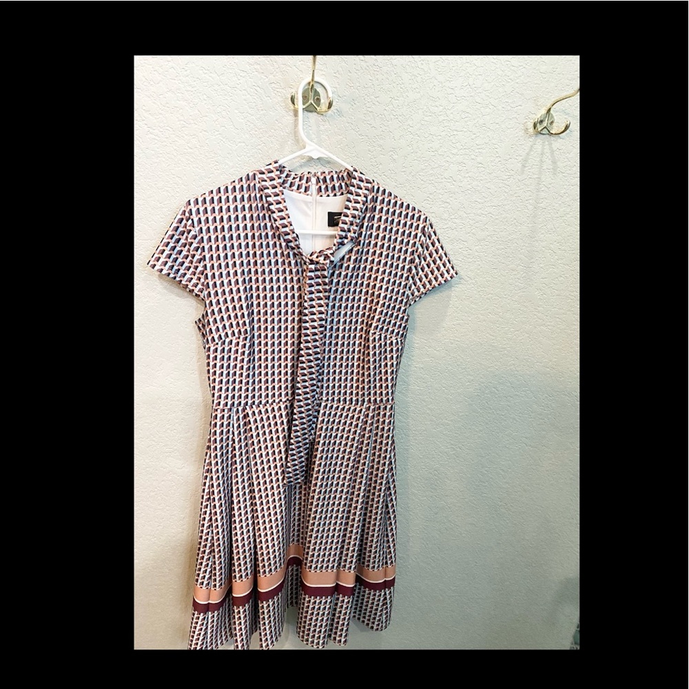 Alexa Admore, plaid, pleated dress